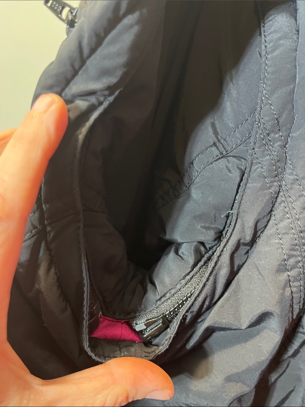HARLEY DAVIDSON Black & Pink Reversible Med Weight Coat &/or Vest Women’s Large - Picture 11 of 16
